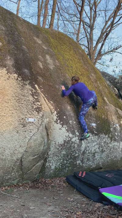 Craig Stannard Slab v4, Boat Rock - Beta Video from Qatherine