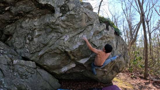 Newton v8, Moore's Wall - Beta Video from ian.climbs