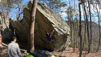 Darkness Arete v5, Moore's Wall - Beta Video from ian.climbs