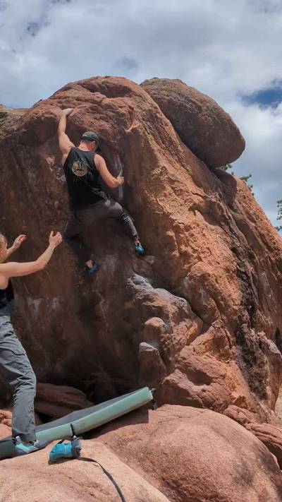 Southwest Prow v0, Flagstaff Mountain, CO - Beta Video from jay.jillard