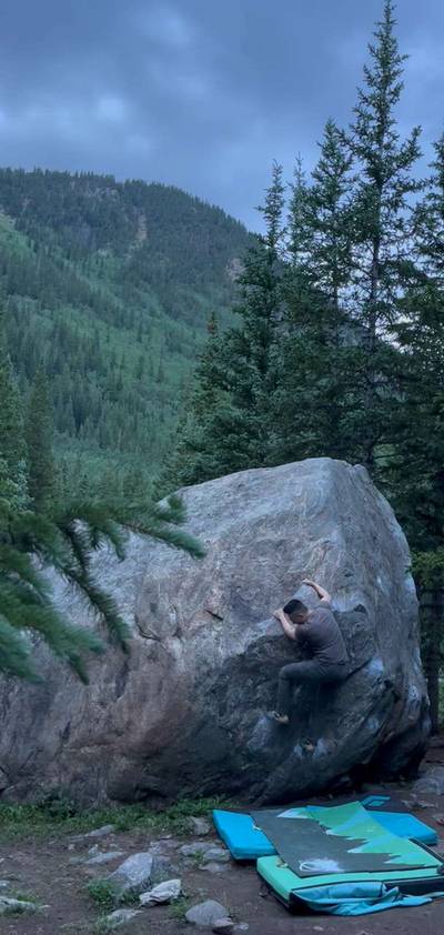 Pinch Lunge v5, Guanella Pass - Beta Video from joshho