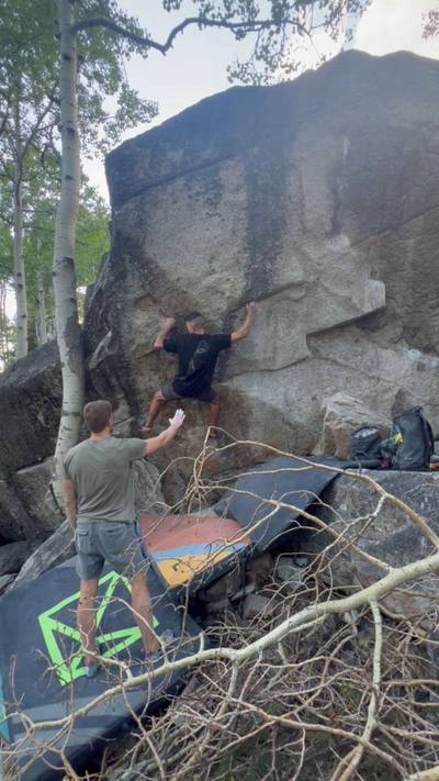 The Great Divide v9, Little Cottonwood Canyon - Beta Video from routesetter