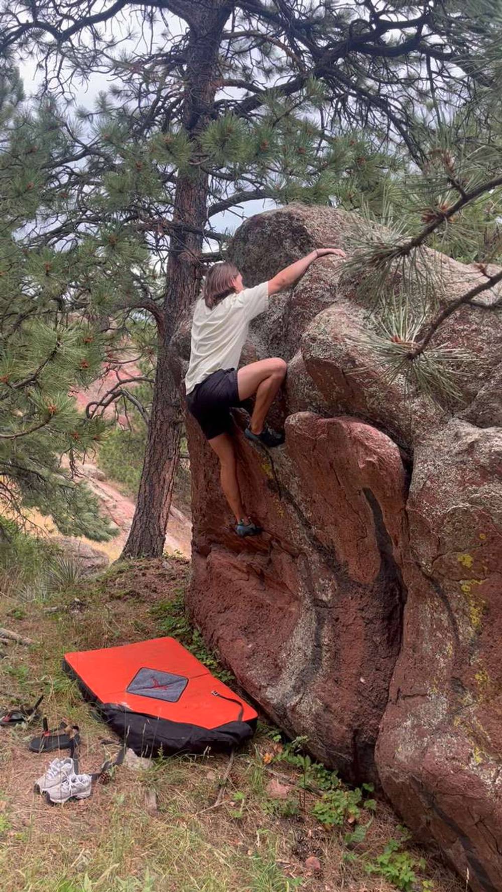 Broken Heart Left vB, Flagstaff Mountain, CO - Beta Video from Chris_Ol