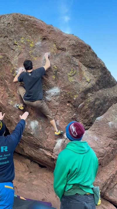First Overhang v6, Flagstaff Mountain, CO - Beta Video from chazzyb3ar