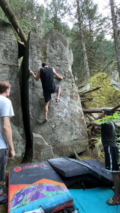 Monument v4, Fraser Valley - Beta Video from mattfischerclimbs