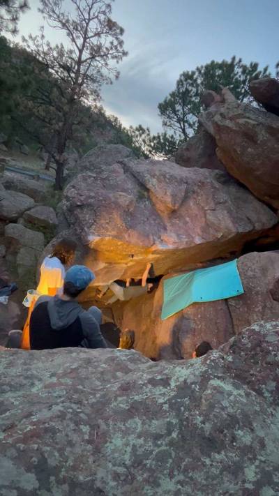 Curmudgeon v7, Flagstaff Mountain, CO - Beta Video from tommyroth