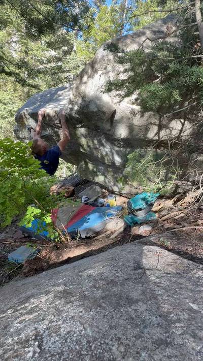 Khaleesi v5, Little Cottonwood Canyon - Beta Video from slab