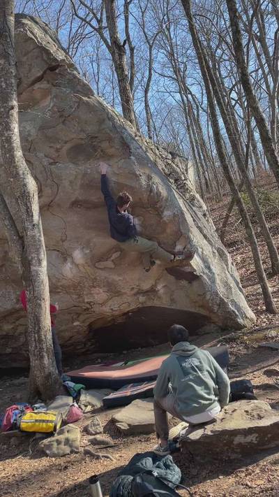Choctaw Sundial v8, Rocktown - Beta Video from cmclimbs