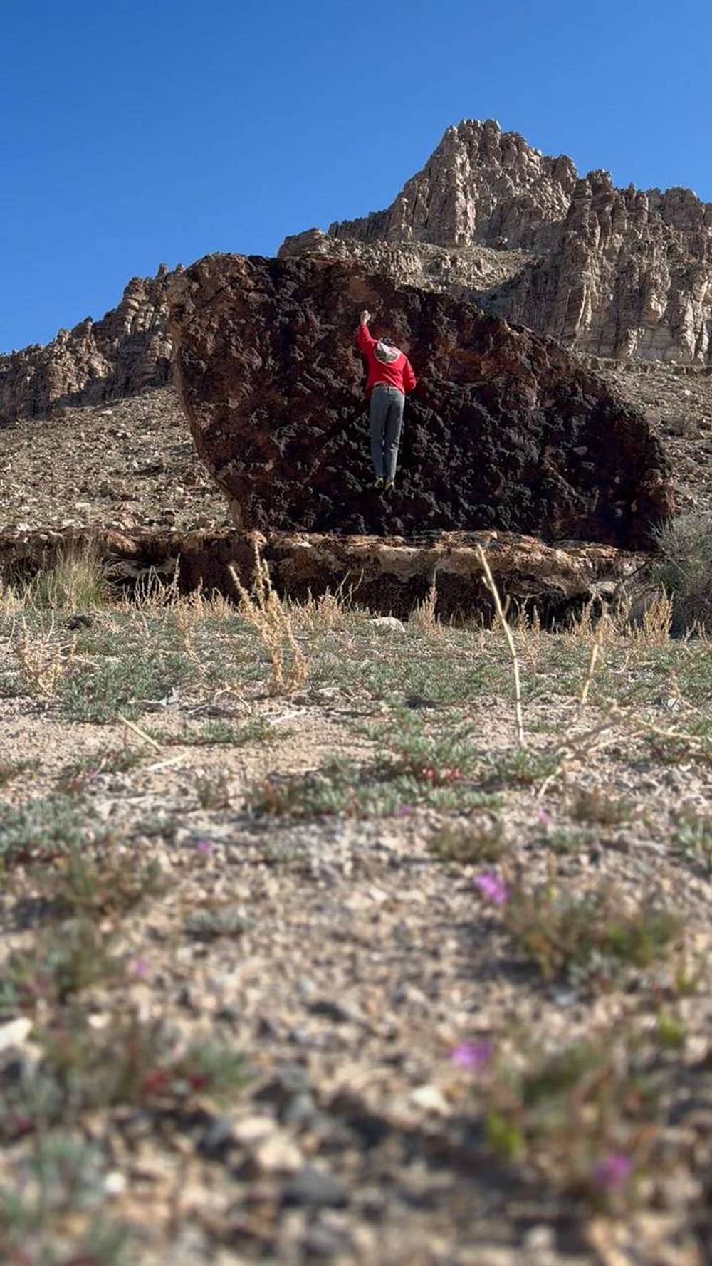Rattler v0, Ibex - Beta Video from desertclimbs