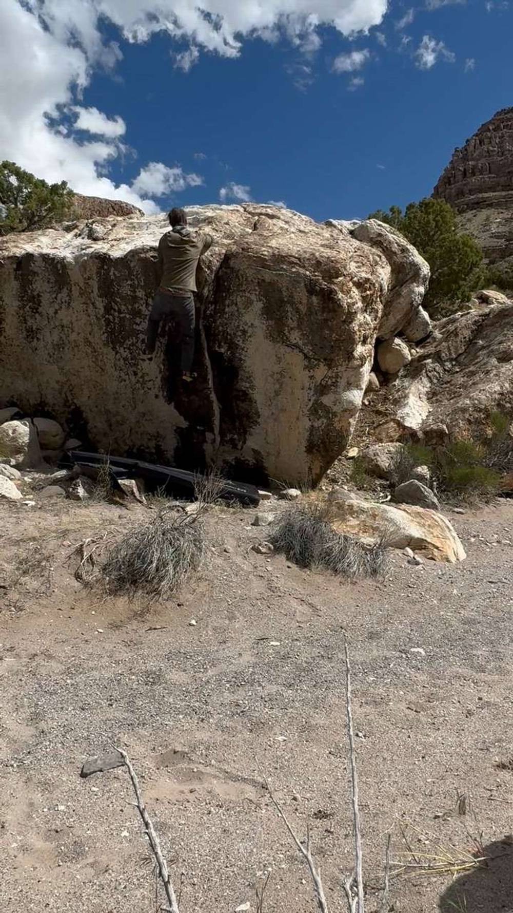 Fossil Flake v0, Ibex - Beta Video from desertclimbs