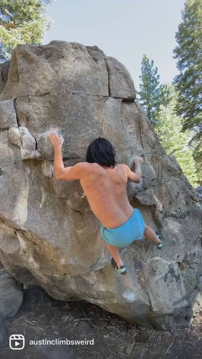 You're a Mean One v7, Lake Tahoe - Beta Video from austinclimbsweird