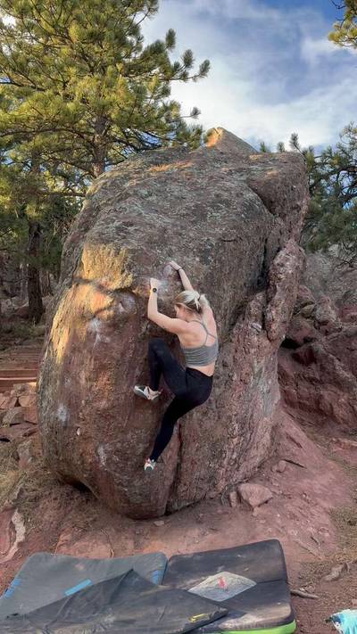 Southern Sun v8, Flagstaff Mountain, CO - Beta Video from kristentanguay