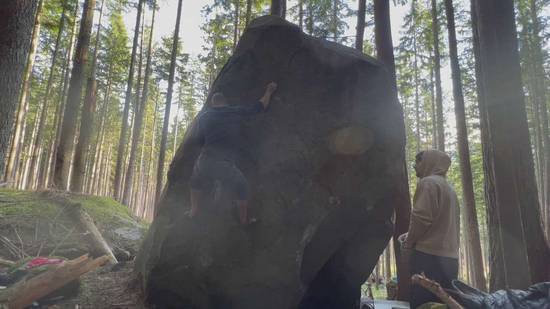 Burlwood Low v8, Gold Bar - Beta Video from austinclimbing