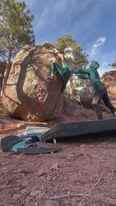 Southern Sun v8, Flagstaff Mountain, CO - Beta Video from Caroleeena