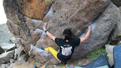 Chalk on Rock v8, Lincoln Lake - Beta Video from ariaaay