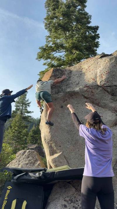 Silver Dollar v4, Lake Tahoe - Beta Video from austinclimbsweird