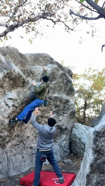 Warm Up v0, Little Cottonwood Canyon - Beta Video from Mrs.H