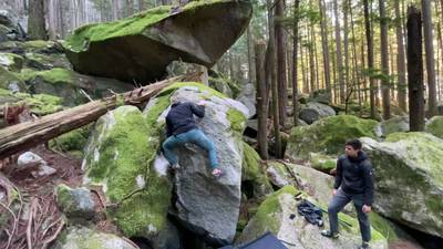 Trap Door v4, Squamish - Beta Video from CarsonClimbs