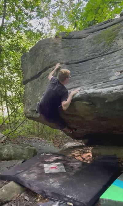 Lip Lock v4, New River Gorge - Beta Video from imnottired