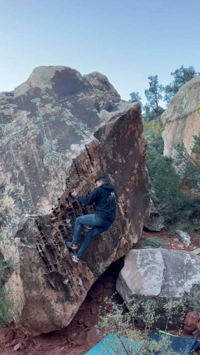 Whale Bacon v0, Red Rock - Beta Video from routesetter
