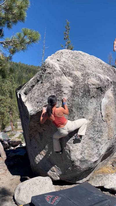 Rain Check v4, Lake Tahoe - Beta Video from kt.climbs
