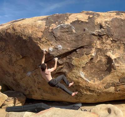 Chorizo Tacos v4, Joshua Tree - Beta Video from FrogClimbz