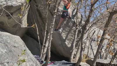 Anonymous Arete v5, Little Cottonwood Canyon - Beta Video from maddyvolo