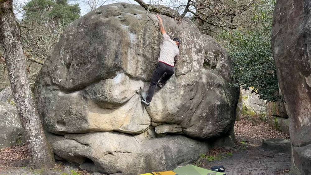 Angle Rond v2, Fontainebleau - Beta Video from breakingbeta