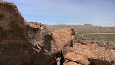 Bloody Flapper v4, Hueco Tanks - Beta Video from TinoRodriguez