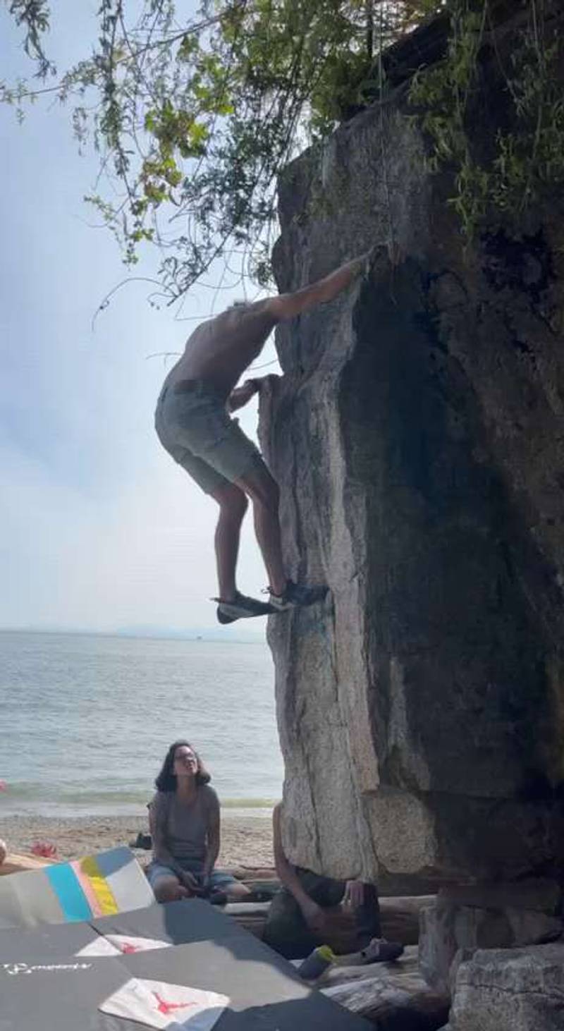 Sandy's Arete v0, Vancouver - Beta Video from fremachuca
