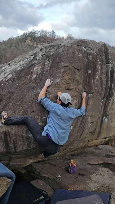 Leaving Las Fayetteville v5, New River Gorge - Beta Video from Spencer26.2