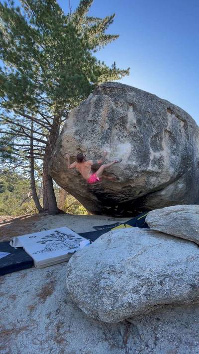 Trailside Arete v6, Black Mountain - Beta Video from jacobdaltondavey