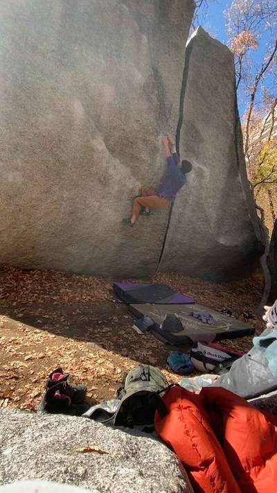 Webb's Eliminate v10, Little Cottonwood Canyon - Beta Video from twinkletoes