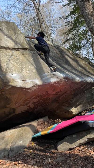 Lip Lock v4, New River Gorge - Beta Video from RyoClimber