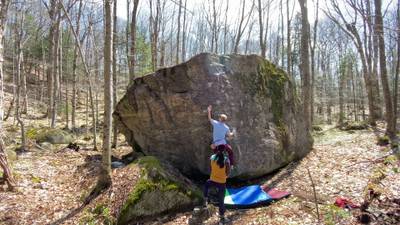 Valley Arete v4, Adirondacks - Beta Video from boulderfanatic