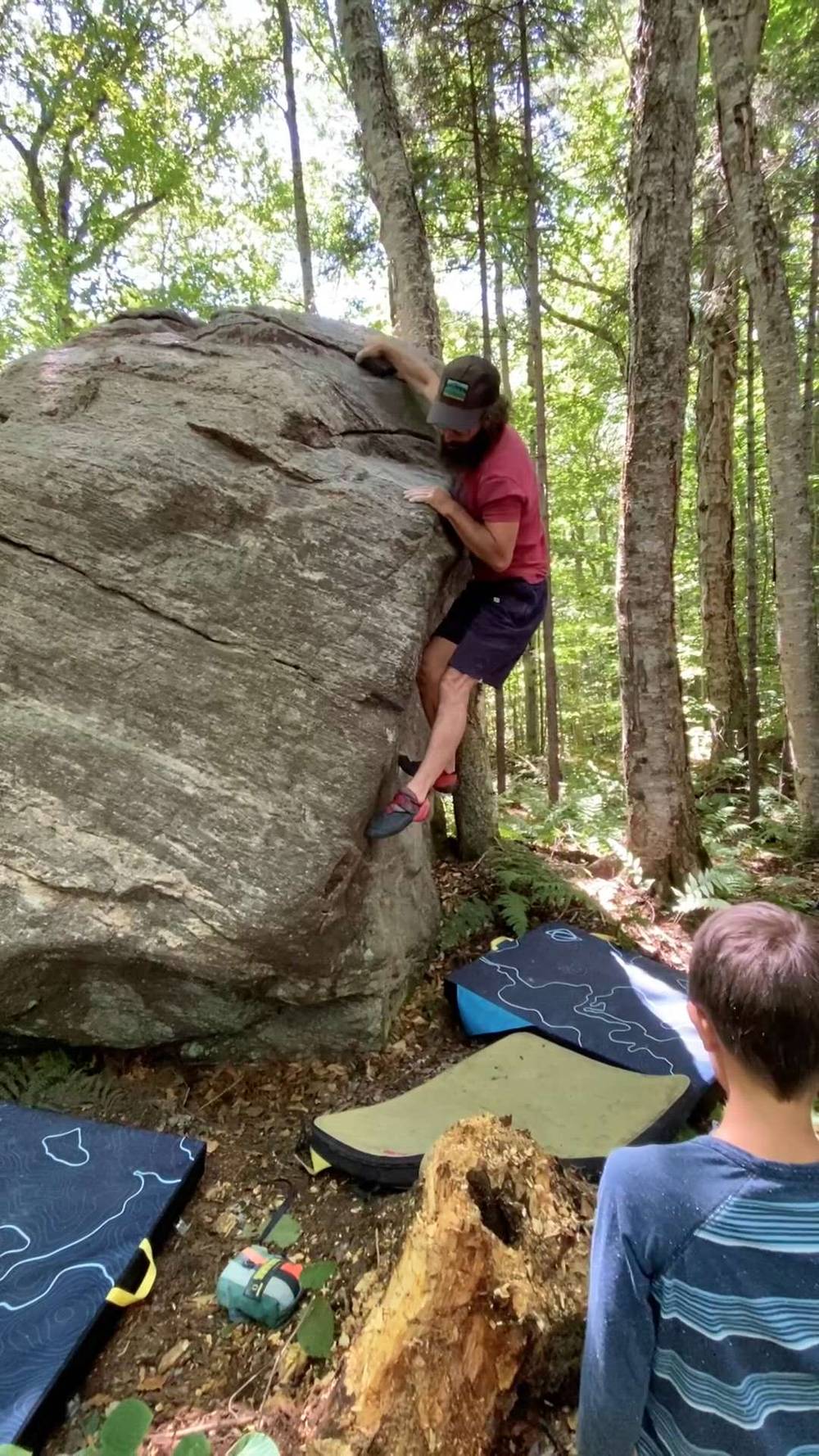 Velcro Arete v5, Adirondacks - Beta Video from boulderfanatic