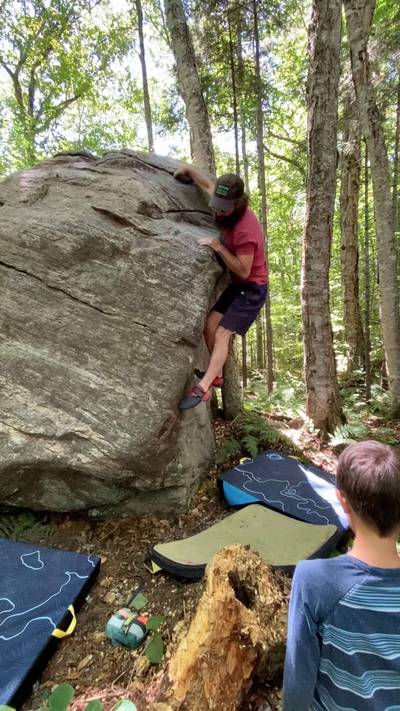 Velcro Arete v5, Adirondacks - Beta Video from boulderfanatic