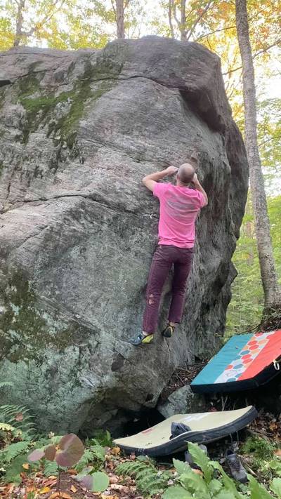 Zach Galifianakis Sit v6, Adirondacks - Beta Video from boulderfanatic