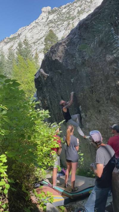 Don't Fall v3, Little Cottonwood Canyon - Beta Video from routesetter