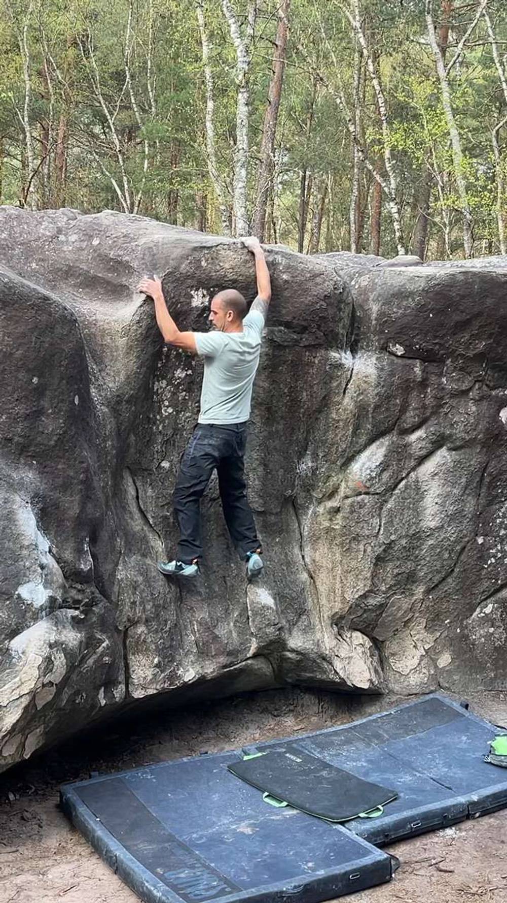 Mauvaise Nouvelle v0, Fontainebleau - Beta Video from MarioTheClimber