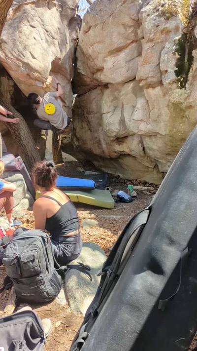 Hanging Arete v6, The Citadel - Beta Video from Walker