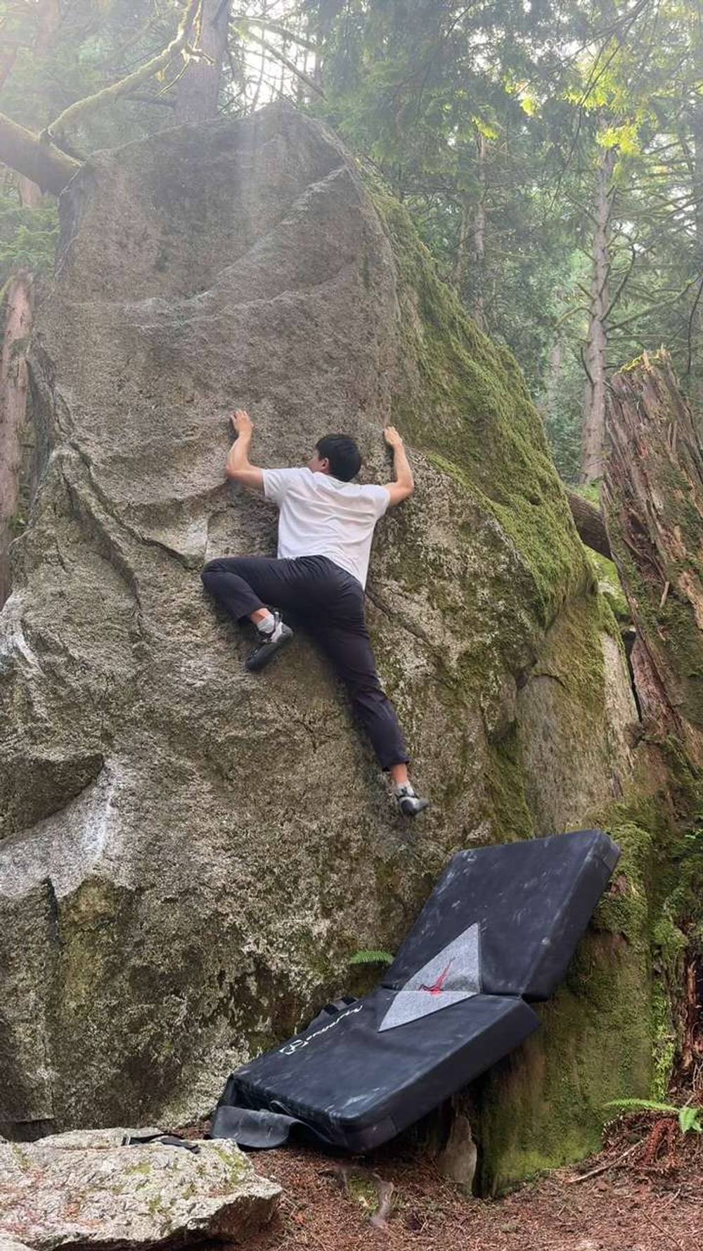 Stumped v1, Squamish - Beta Video from justclimbin