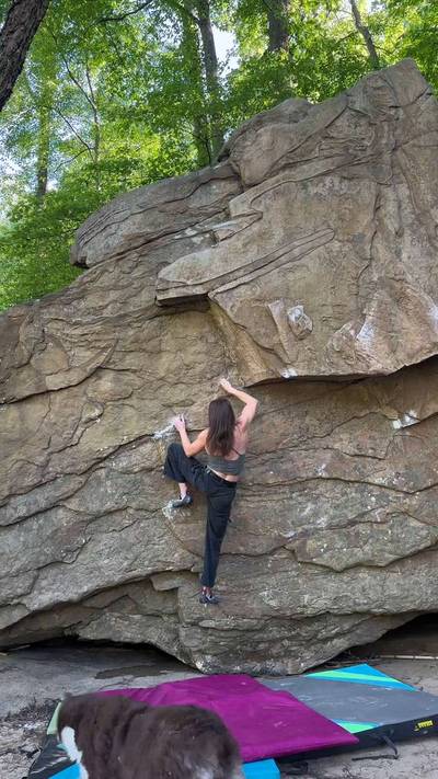 Gundercling v4, New River Gorge - Beta Video from LindseyRene