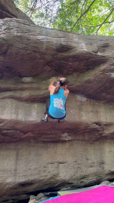 Honky v5, New River Gorge - Beta Video from LindseyRene