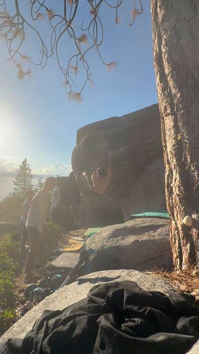 Bear Cave v4, Lake Tahoe - Beta Video from marky.mark