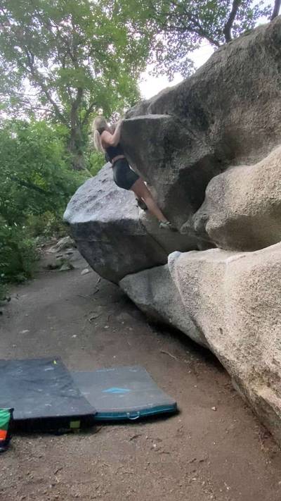 Double Dyno (AKA Dan's Problem) v2, Little Cottonwood Canyon - Beta Video from kristentanguay