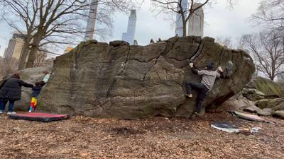 Rat Rock Traverse v0, New York City - Beta Video from jamesfontaine