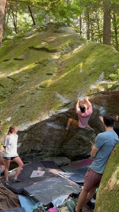 Keith's Roof v6, Squamish - Beta Video from sam.meow