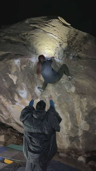 Dyno Time v4, Joe's Valley - Beta Video from annaclimbing