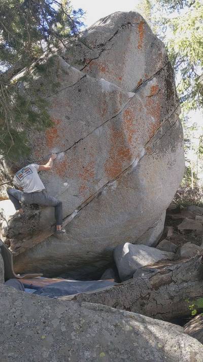 Orange Crush v7, Big Cottonwood Canyon - Beta Video from travieggg